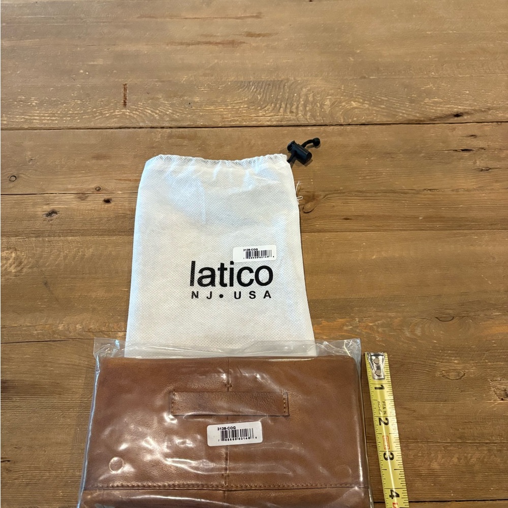 Latico Cognac Leather Terry Wallet
